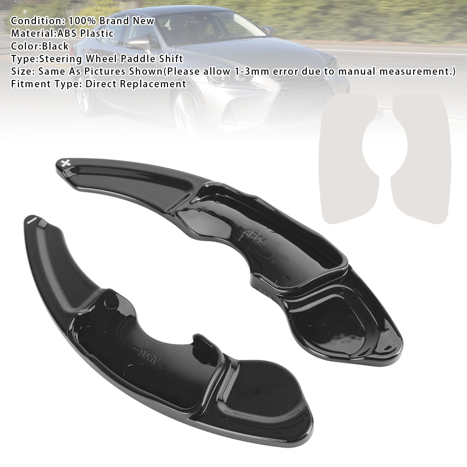 Stuurwielpaddle-shifterverlengingen voor Lexus IS RC RCF NX