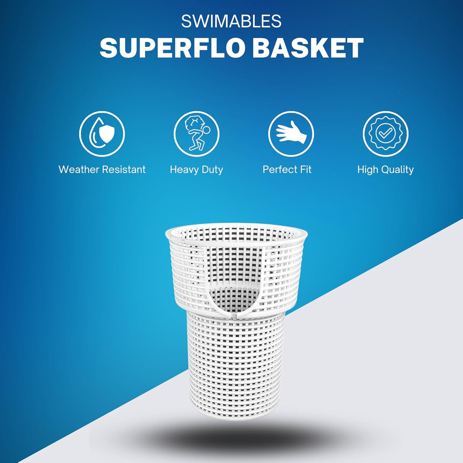 Grote mandpomp 355667 Voor zwembad- en spapomp