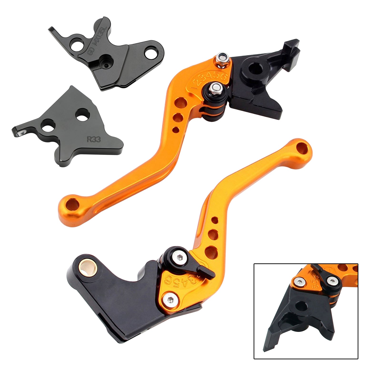 2005-2014 Yamaha YBR125 Ny kort clutchbremsespak