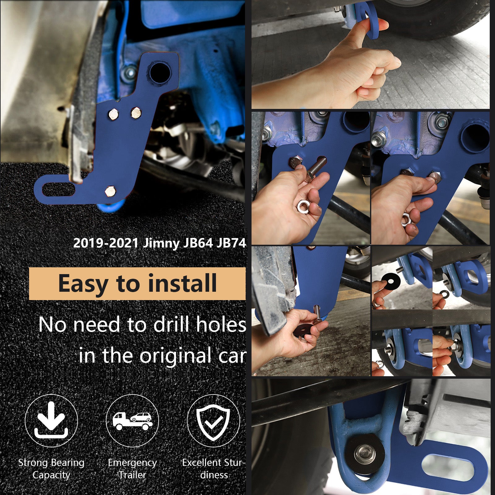 2019-2023 Suzuki Jimny JB64W JB74 ľavý predný závesový príves