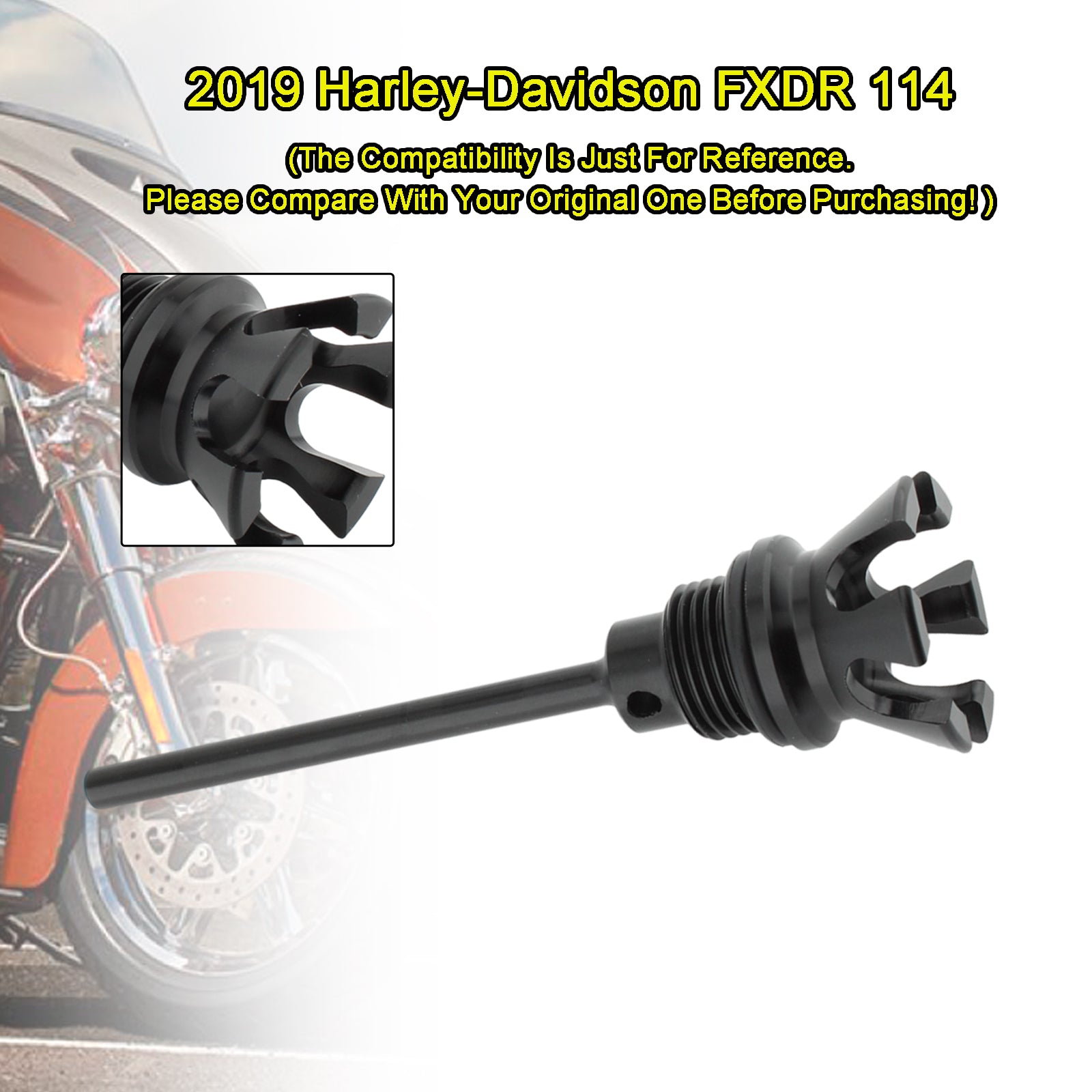 Tanque de tanque de petróleo Tanque de tanque de tanque de tanque de ajuste para a rua Softail Road Bob 1105-0022