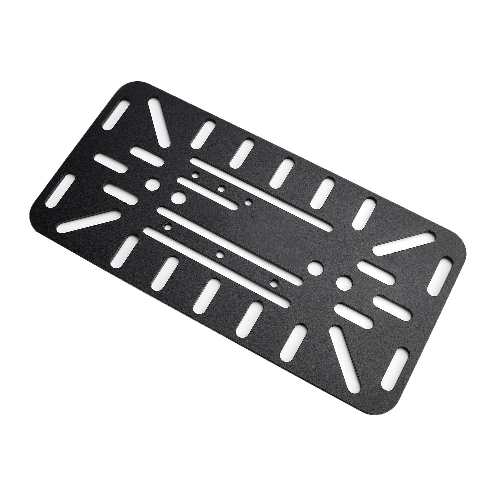 Universell symmetrisk side sadelpose monteringsbrakett kit svart for motorsykkel