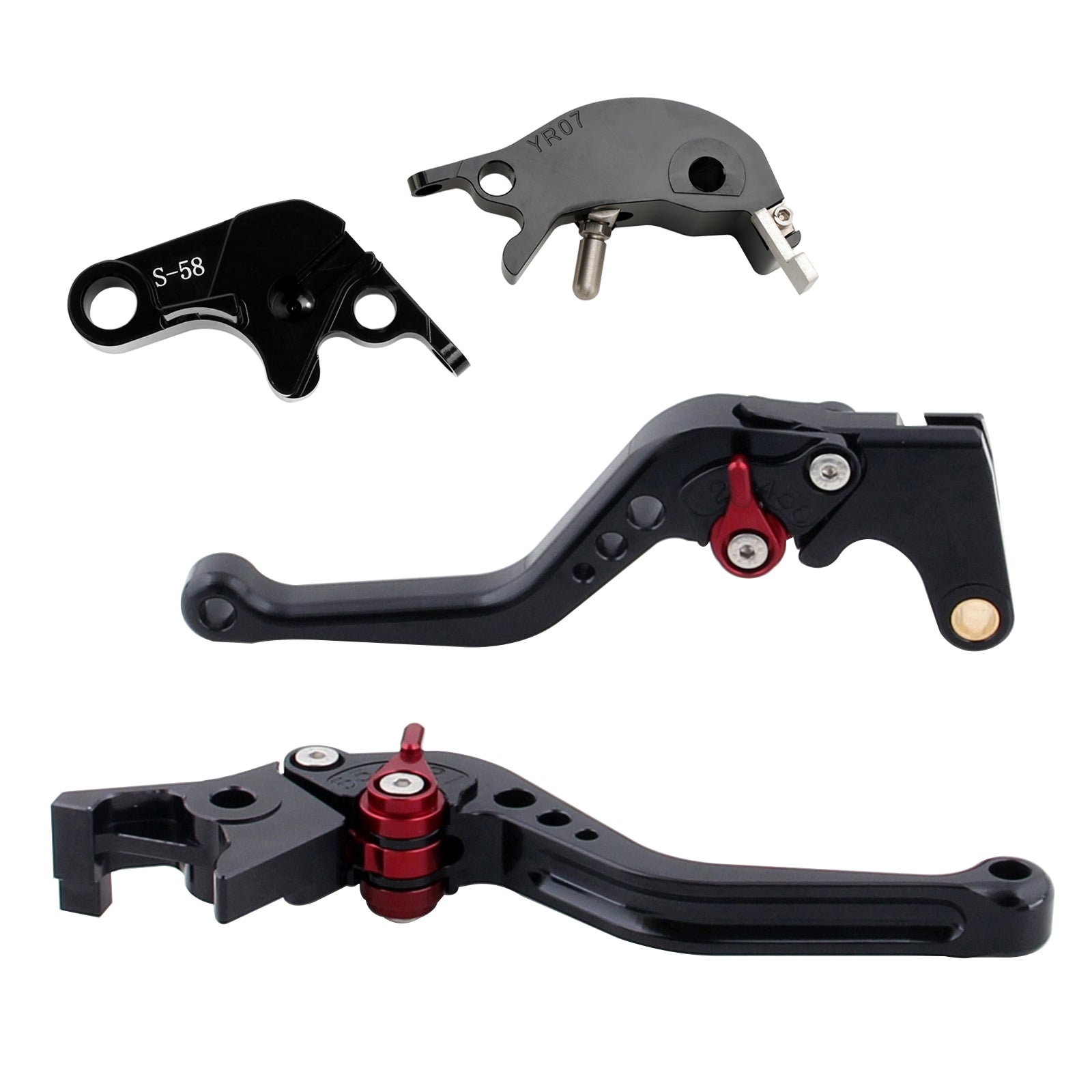 Nova alavanca de freio de embreagem curta para Yamaha YZF R7 MT-10/SP FZ-10/SP 2022-23