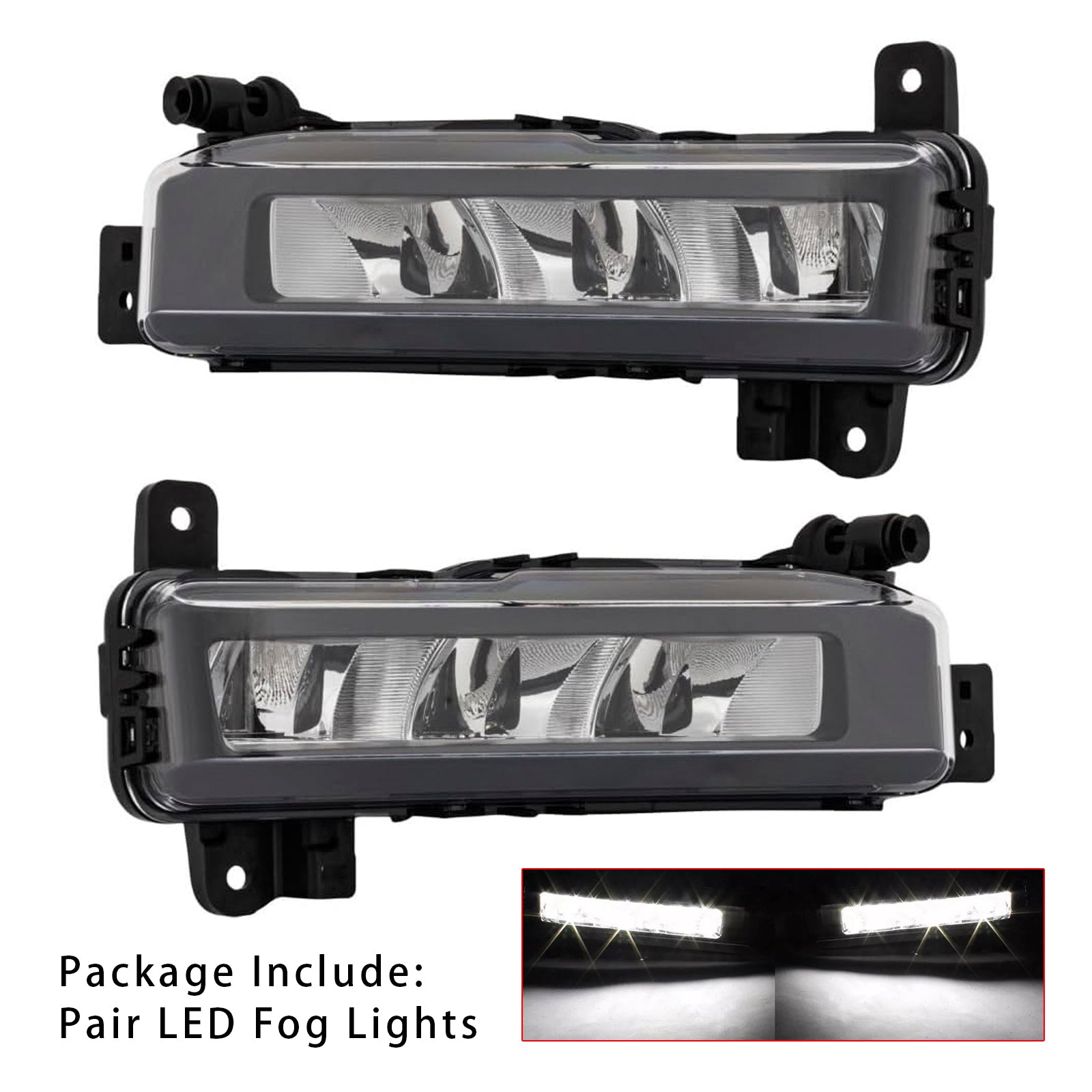 Pár LED predné hmlové svetlá pre BMW G20 G21 X1 F48 LCI F45 F46 63178089526