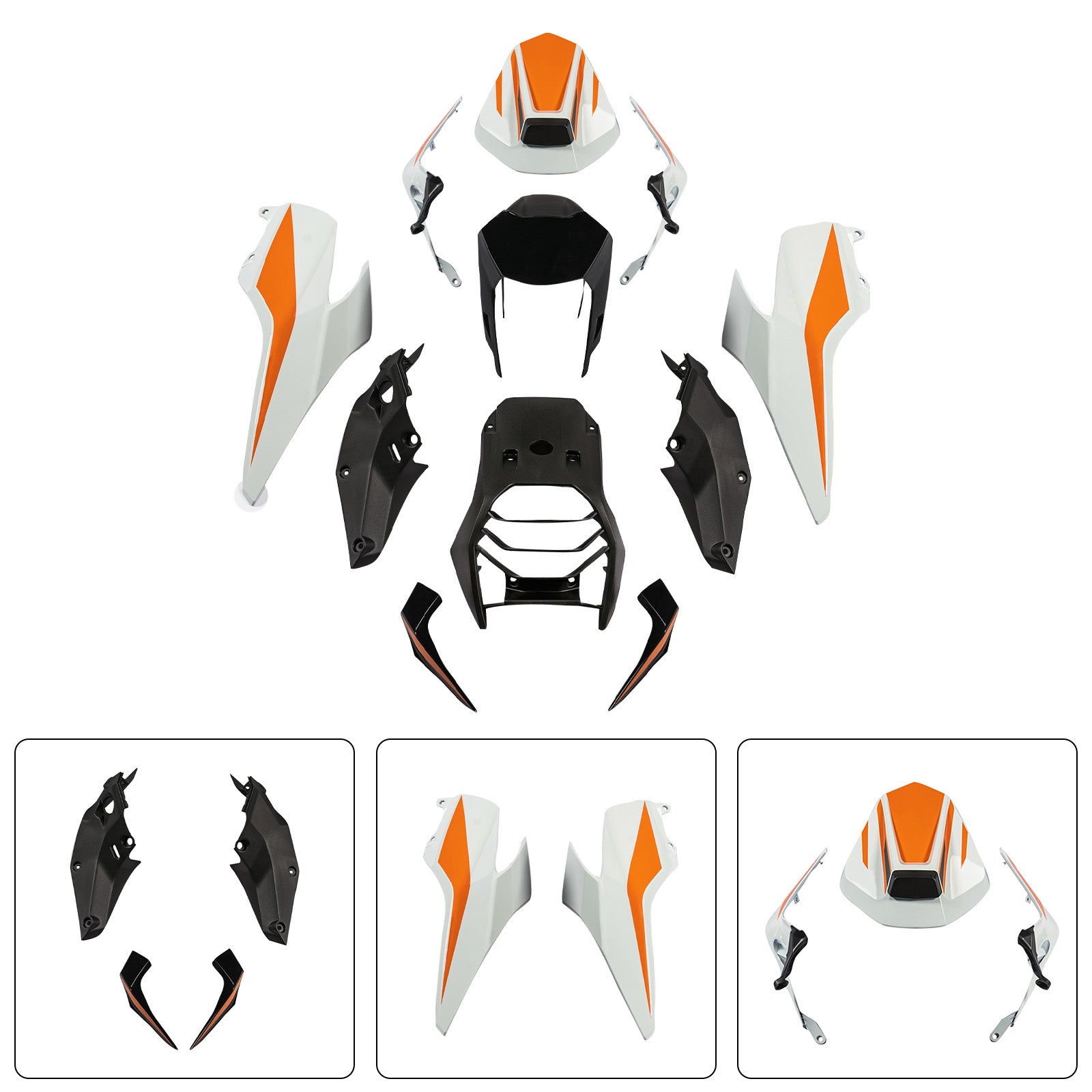 Injection Bodywork Fairing Kit for 390 DUKE 2017-2023