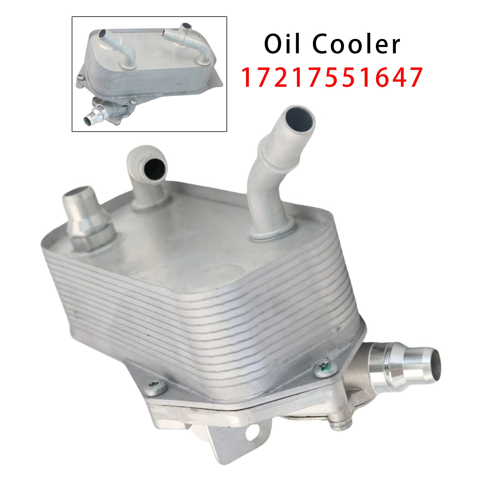 2009-2011 For BMW 335d E90 L6 3.0L Turbocharged 13 layer Engine Oil Cooler 17217551647