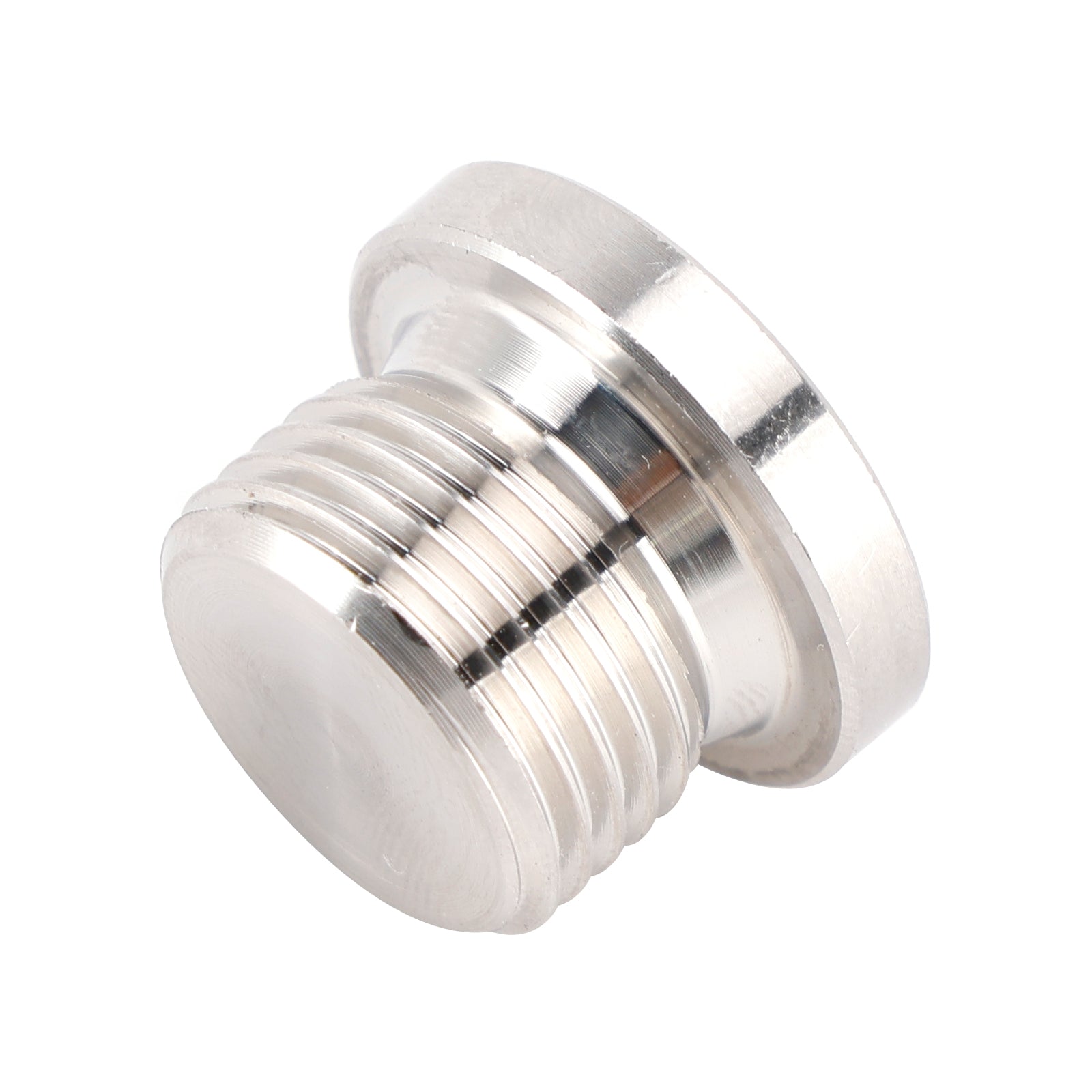 M18 x 1.5mm Inner Hex Head Sensor Blanking Plug Cap Drain 304 Stainless Steel
