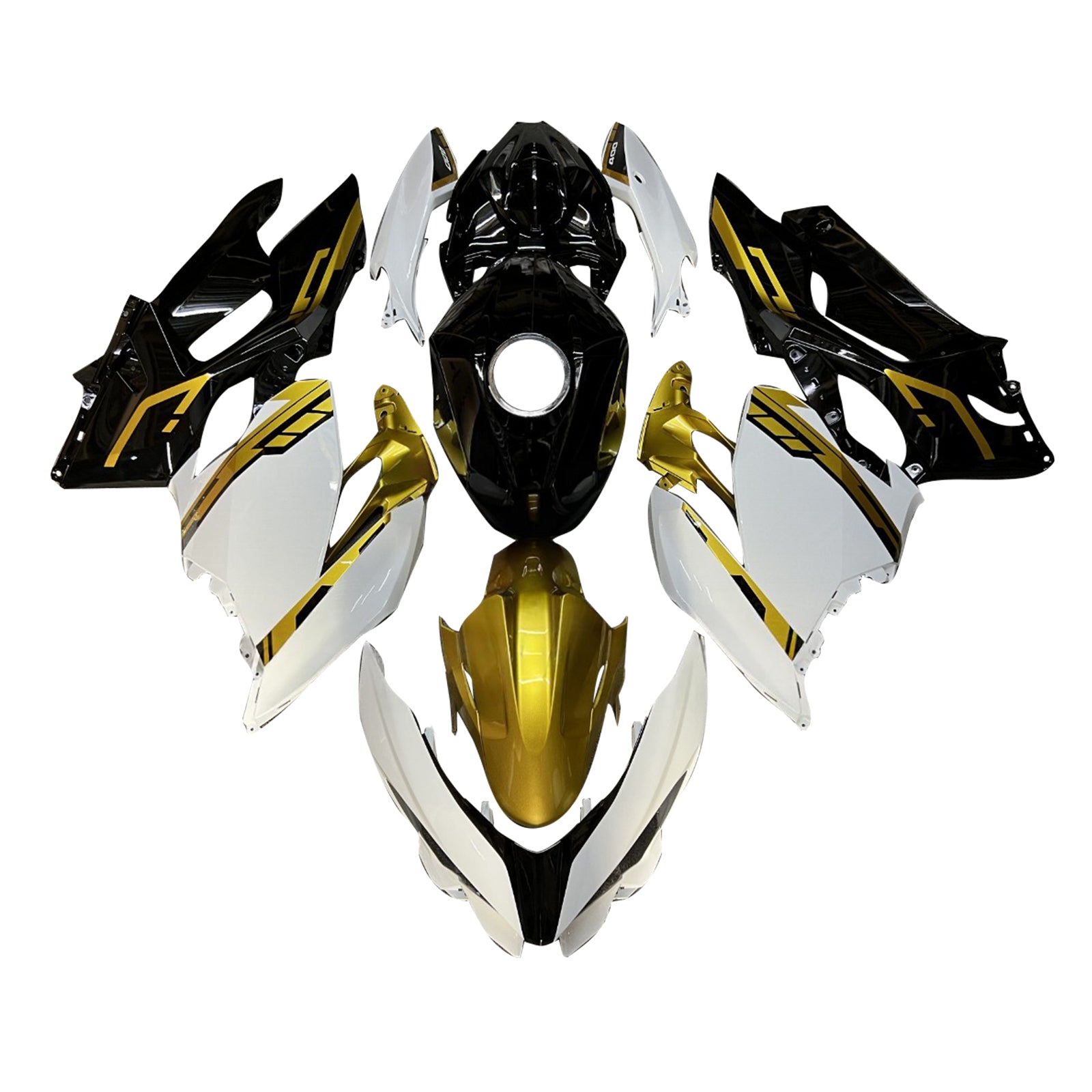 Injectiekuipset carrosserie kunststof ABS geschikt voor Kawasaki EX400 Ninja400 2018-2024