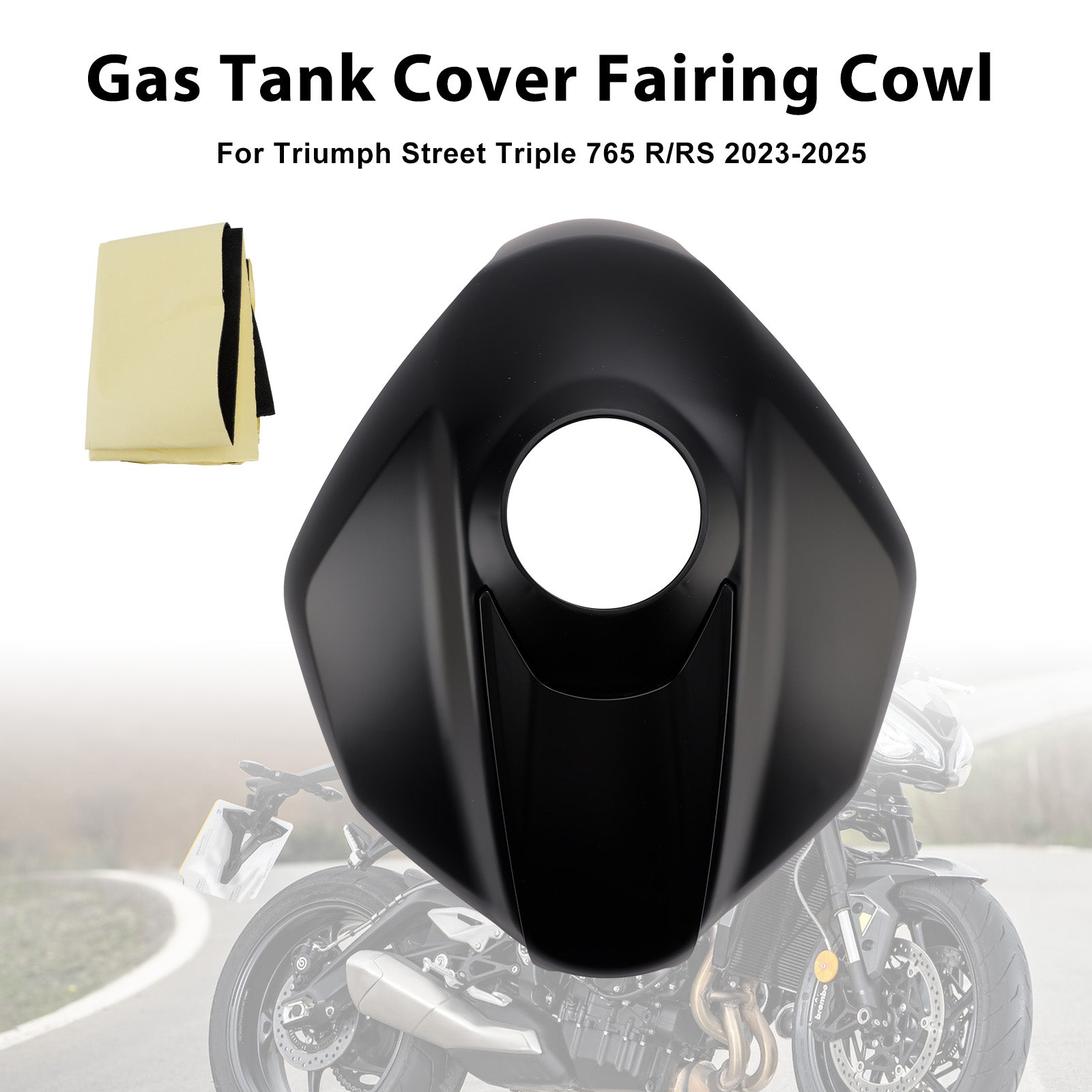 2023-2025 Street Triple 765 R/RS Gas Tank Cover Trim Fairing Cowl