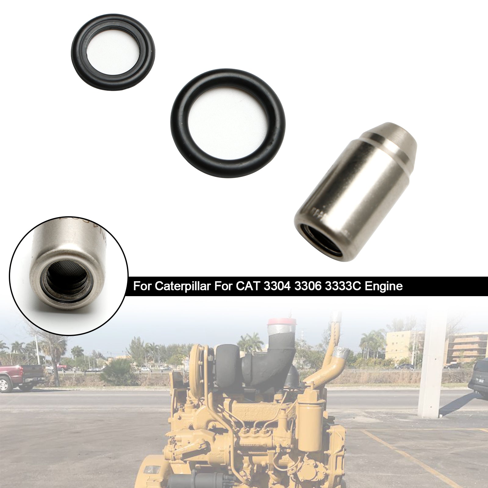 Boquilla de inyector de combustible 5M4086 8M1584 8N4697 9F0160 compatible con Caterpillar 3304 3306