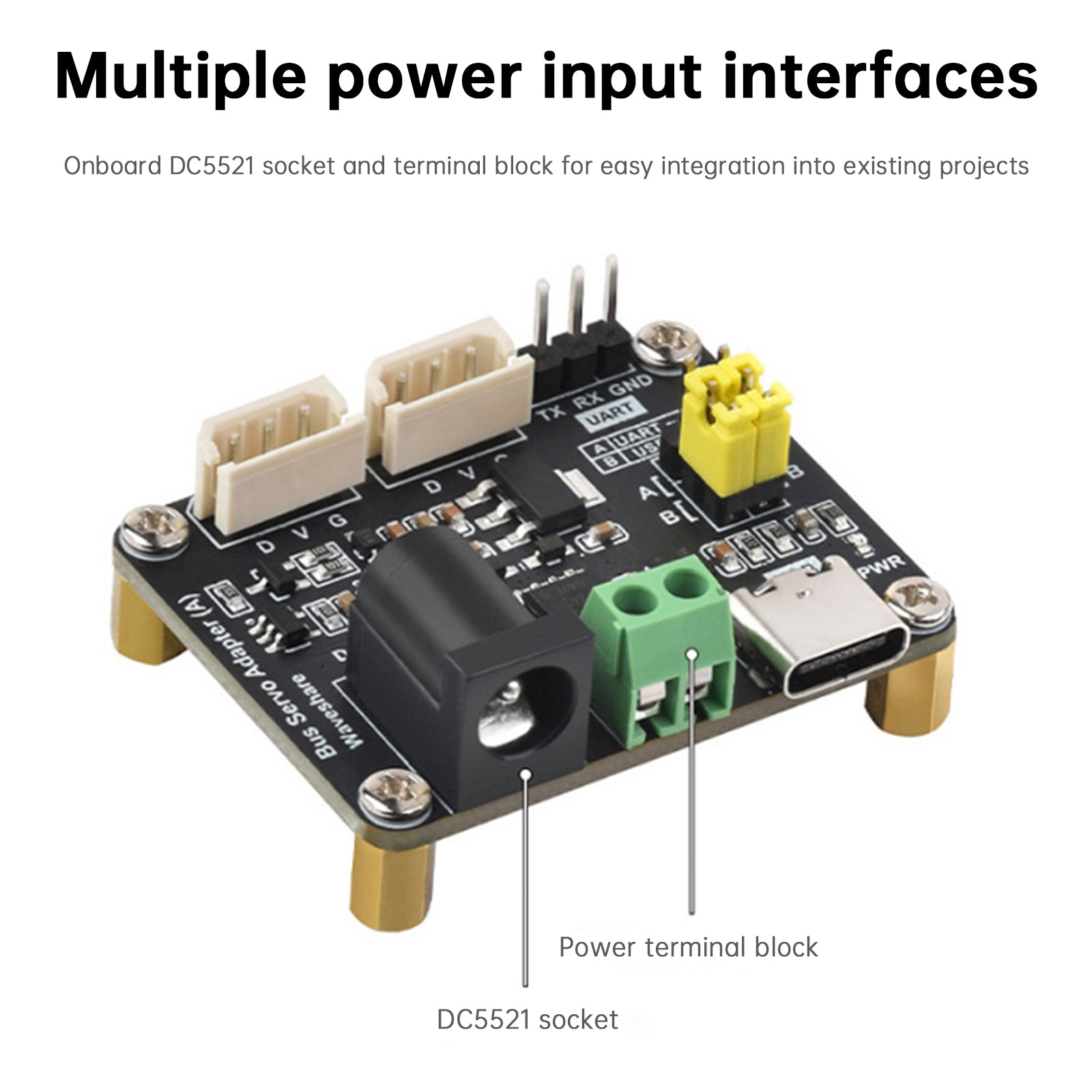 Raspberry Pi Seriële Bus Servo Driver Board Module USB/UART Communicatie ESP32