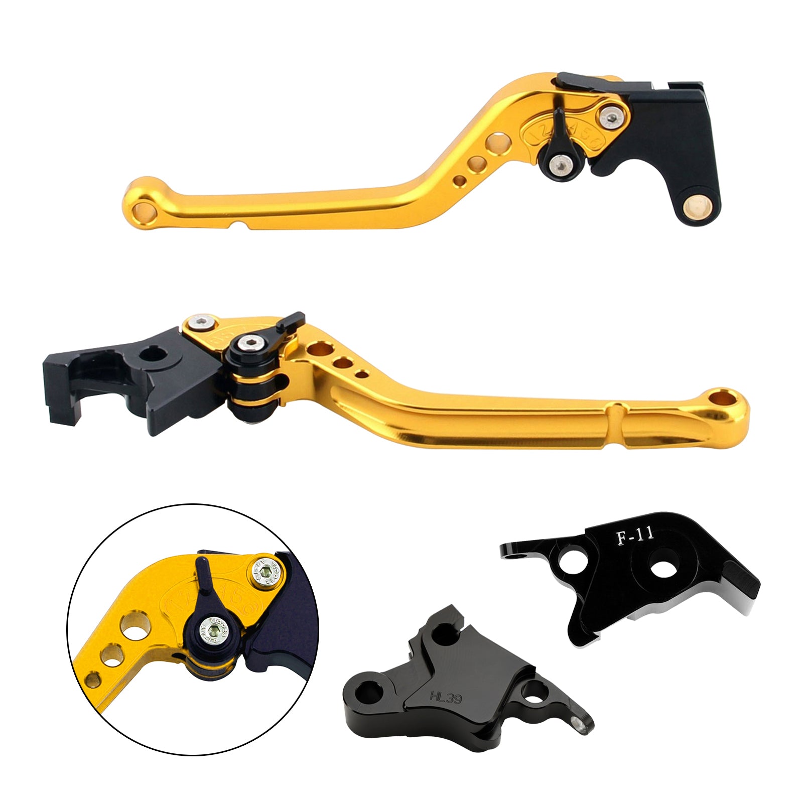 Palanca de freno de embrague larga apta para CFMOTO 700CL-X Sport 2021-2022