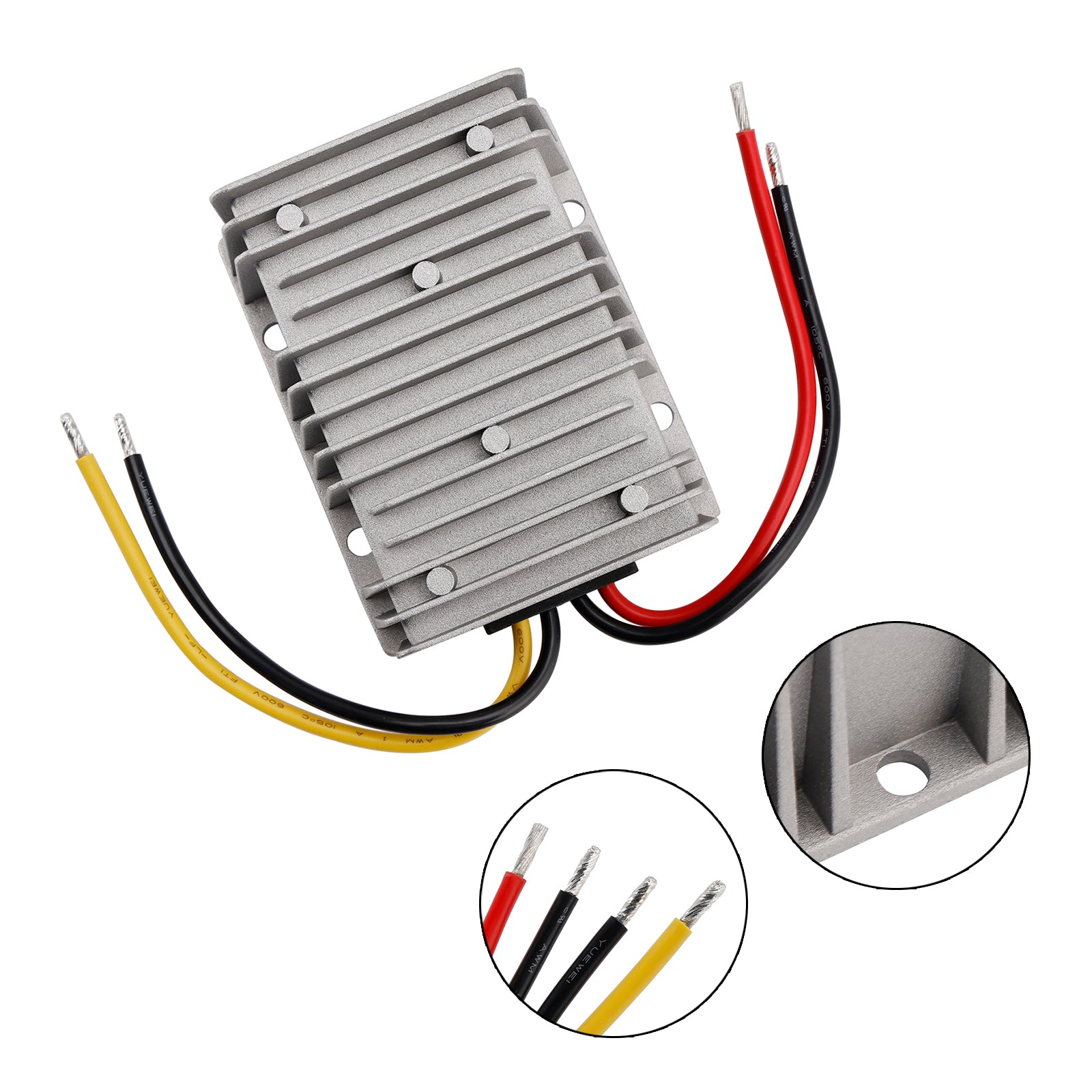 Conversor DC 18-36V para DC 24V 20A Boost Buck Power Module Regulador de tensão