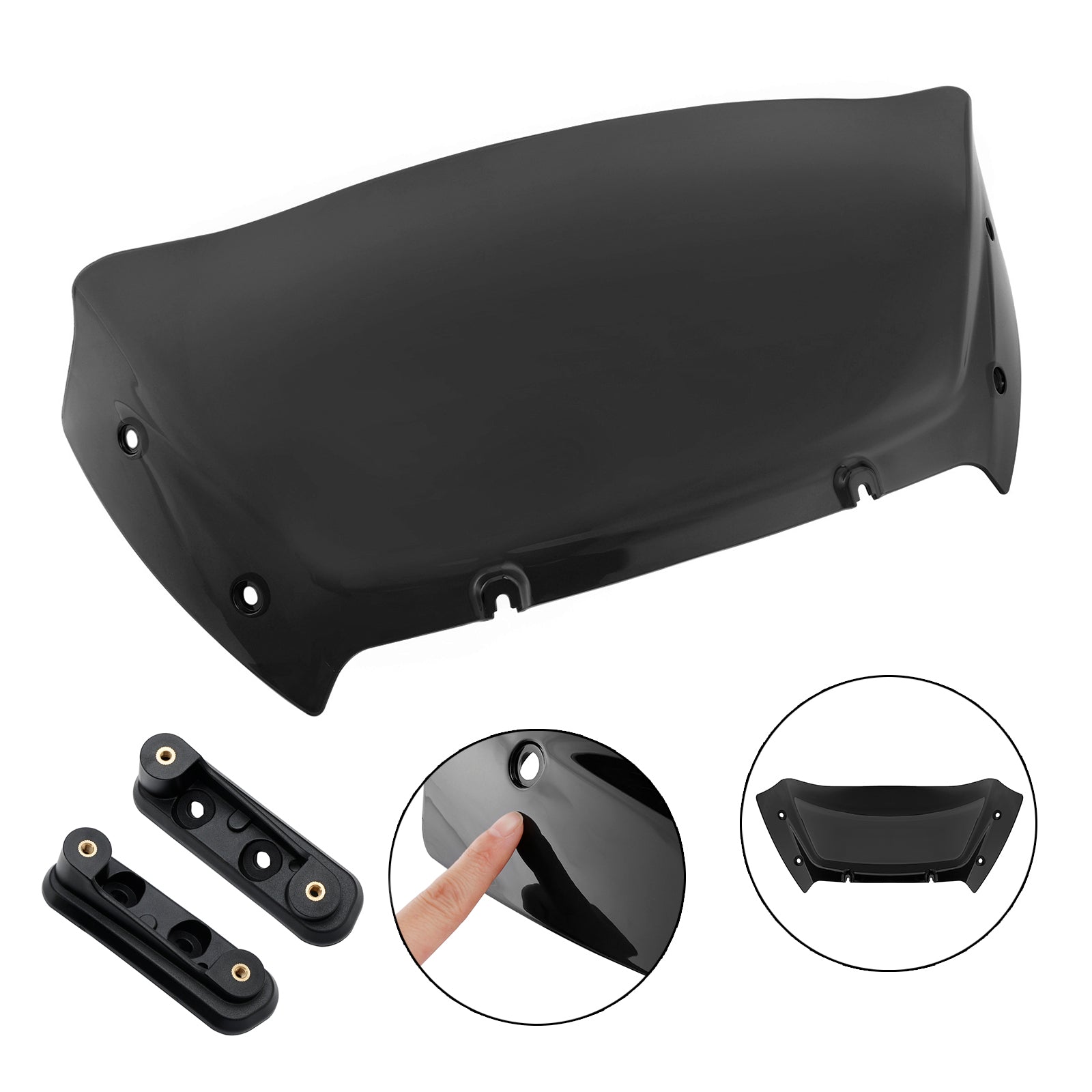 2023-2024 Touring Street Glide CVO 117 121 9" Windshield with Bracket