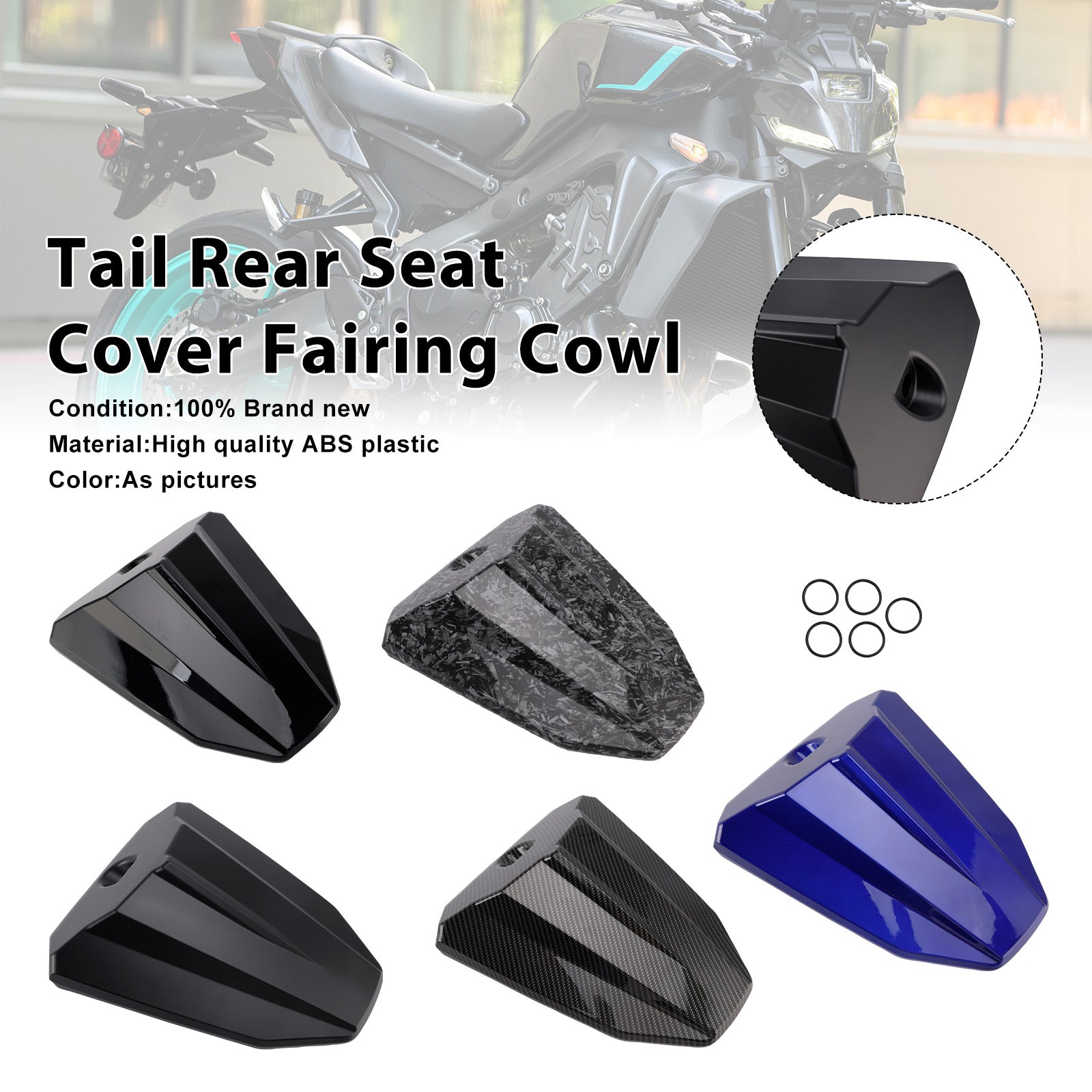 Tail Rear Seat Cover Fairing Cowl For Yamaha MT-09 / SP 2024-2026