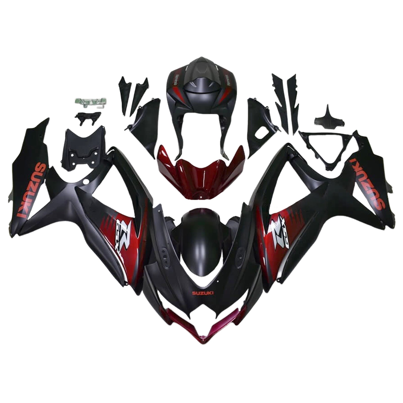 2008-2010 Suzuki GSXR 600/750 K8 Injeksjon Fairing Kit karosseri plast abs ABS