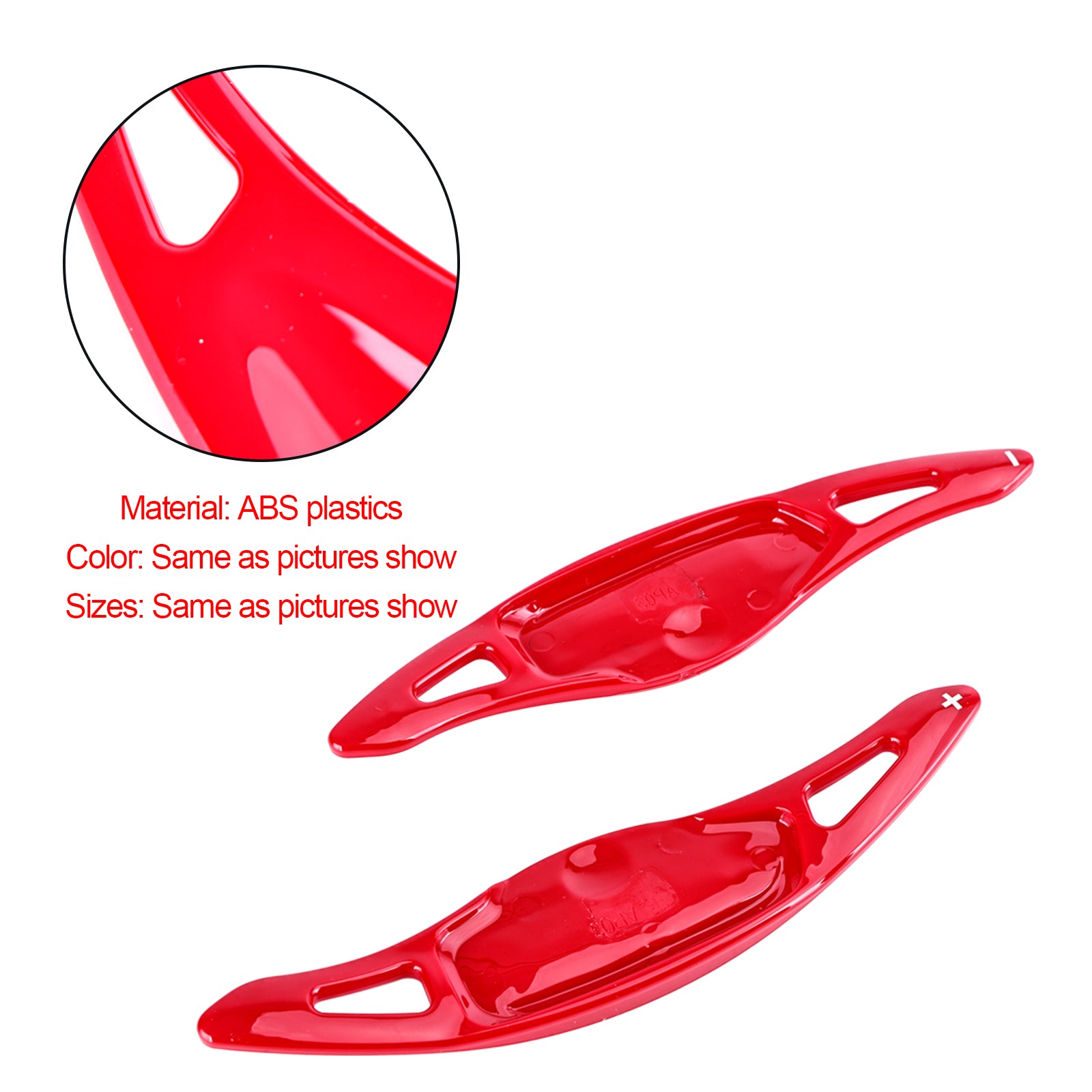 Rødt rattskift Paddle Shifter Extension Fit Kia Stinger 2018-2022