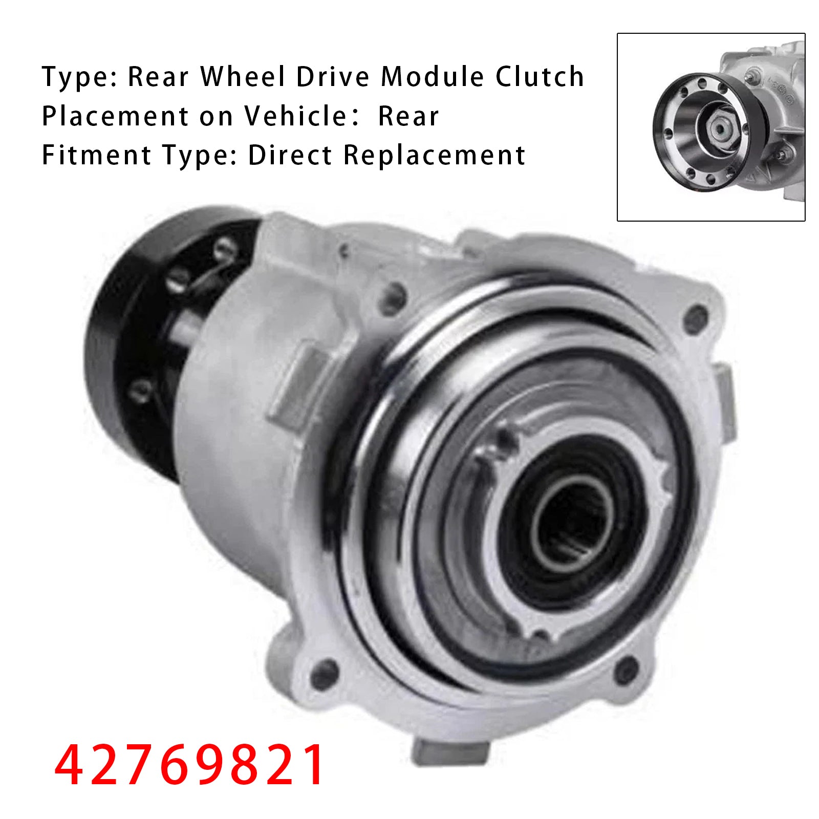 2013-2022 Chevrolet Buick Rear Wheel Drive Module Clutch Kit 42769821