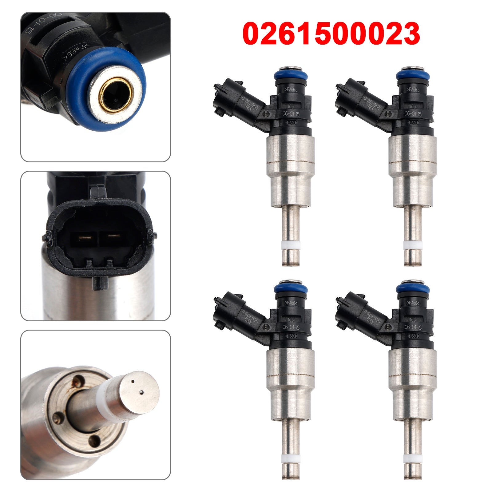 Injecteur de carburant pour Alfa Romeo 159 939 Brera Spider 2.2 JTS 0261500023, 4 pièces