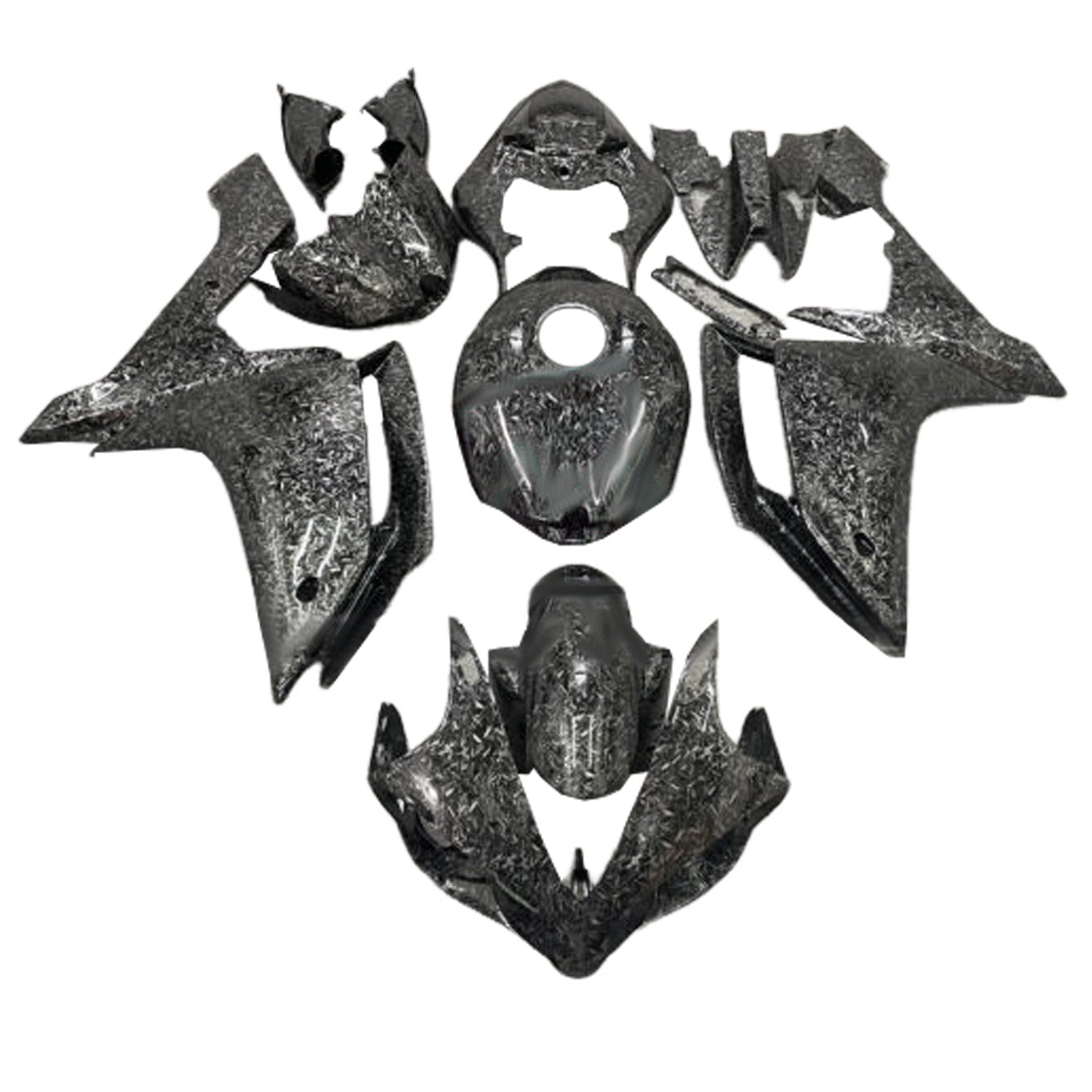 Injectiekuipset carrosserie kunststof ABS voor Yamaha YZFR1 YZF-R1 2007-2008