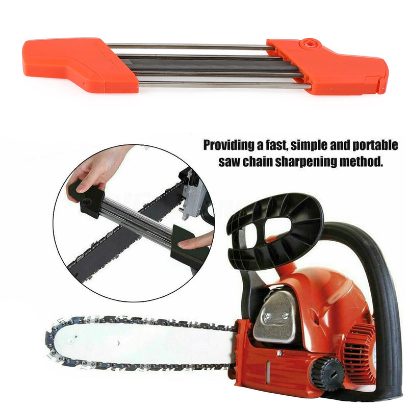 2 In 1 Easy File Chainsaw Chain Sharpening Tool Fit STIHL 13/64" 5.2mm Replace
