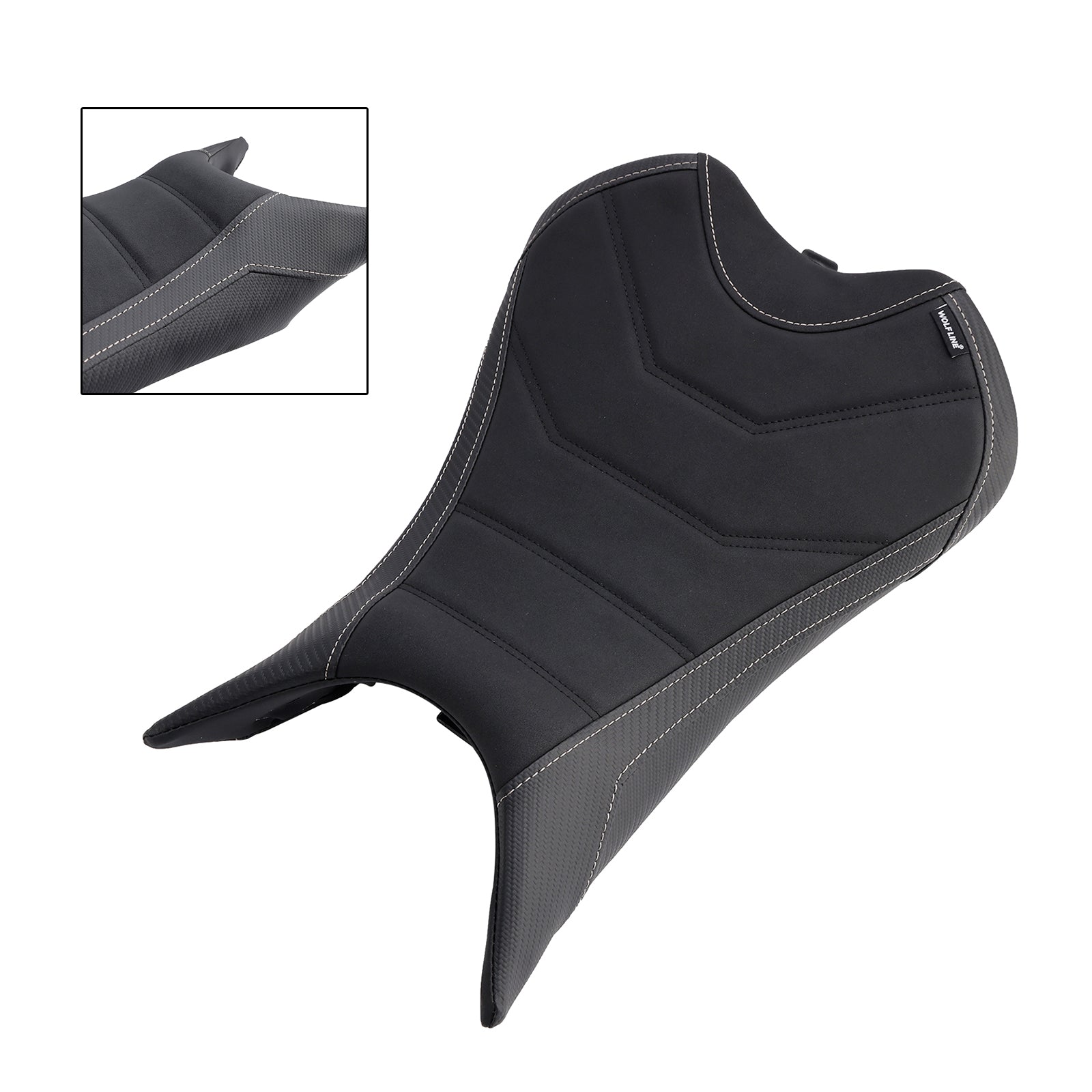 2023-2024 Street Triple 765/S/R Asiento delantero Raider Cojín del conductor Pu