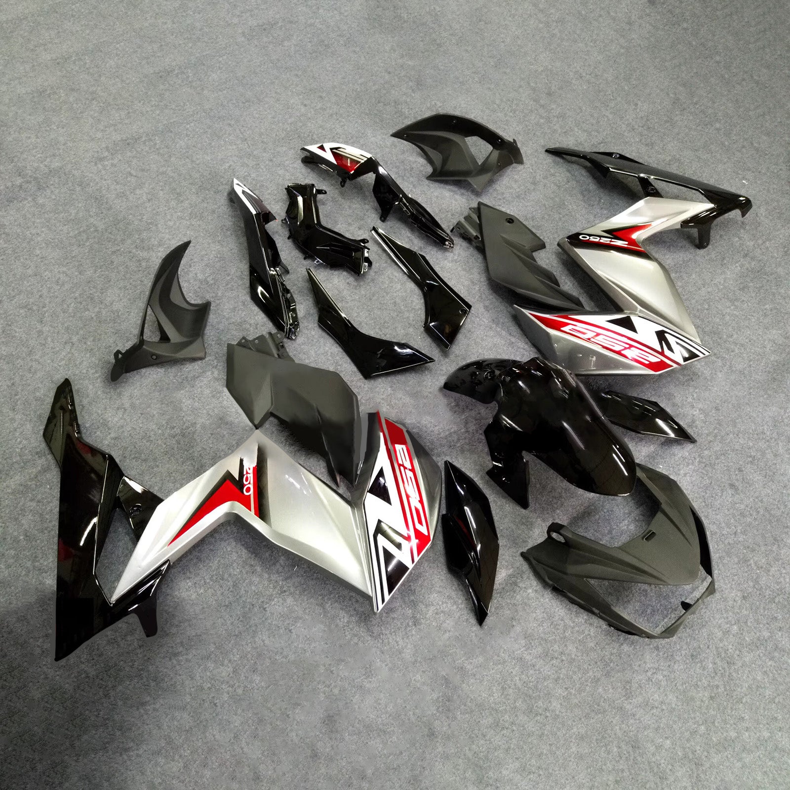 Injection Fairing Kit Bodywork Plastic ABS fit For Kawasaki Z250 Z300 2015-2016