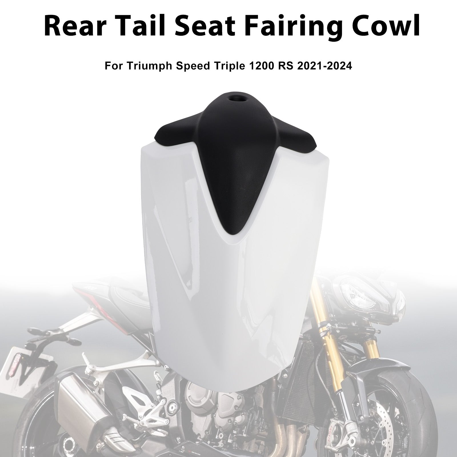 Couvercle de carénage de siège arrière pour Speed Triple 2021 RS 2024 – 1200