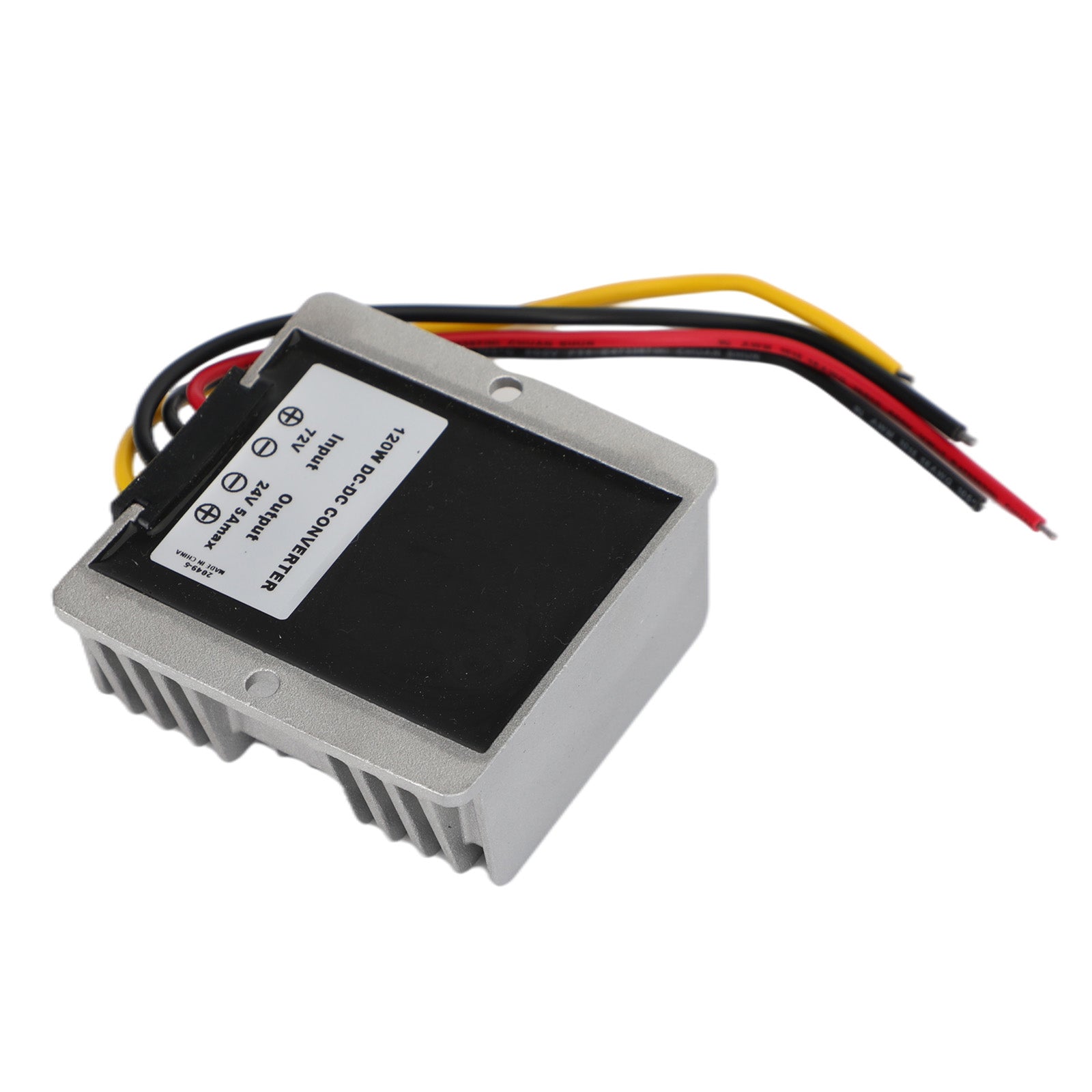 Bilstrømforsyningsmoduladapter DC-DC Converter 60V trinn ned til 24V 5A 120W