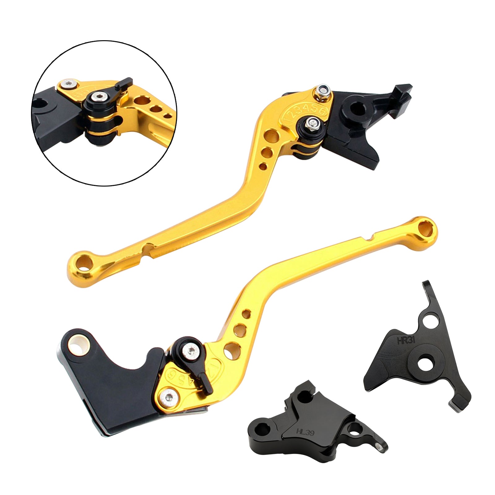 Palanca de freno de embrague larga apta para CFMOTO 450SS 450SR 21-23 450NK 23-24