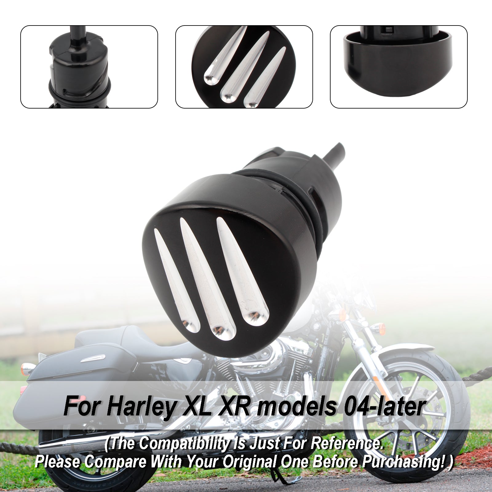 Zátka o ropnej mierke Tank Cap pre Sportster XL883 XL1200 2004-2016