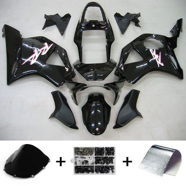 2002-2003 Honda CBR954RR Injection Fairing Kit Bodywork ABS Black