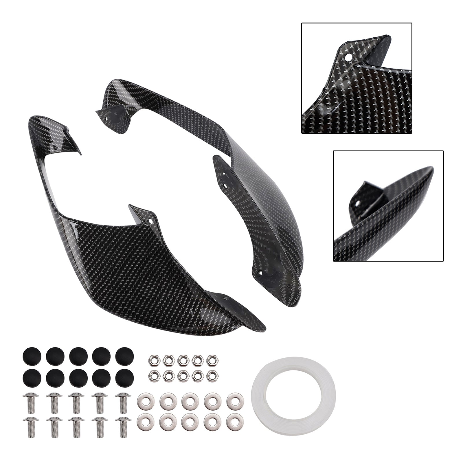 2021-2024 Yamaha YZF R1 R1M ailes latérales avant ailes becquet carénage