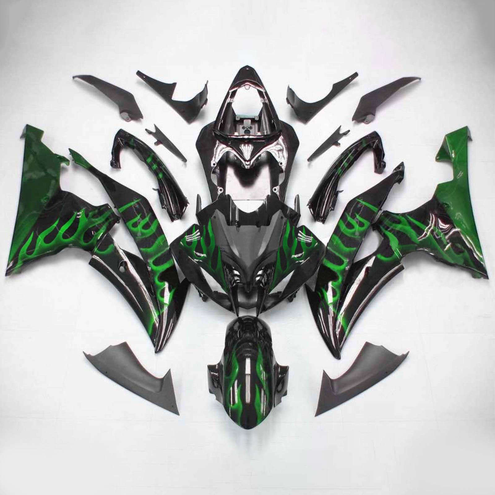 2008-2016 YAMAHA YZF 600 R6 AMOTOPART INJEKTION FAIRING KIT BOODYWORK PLAX ABS #118