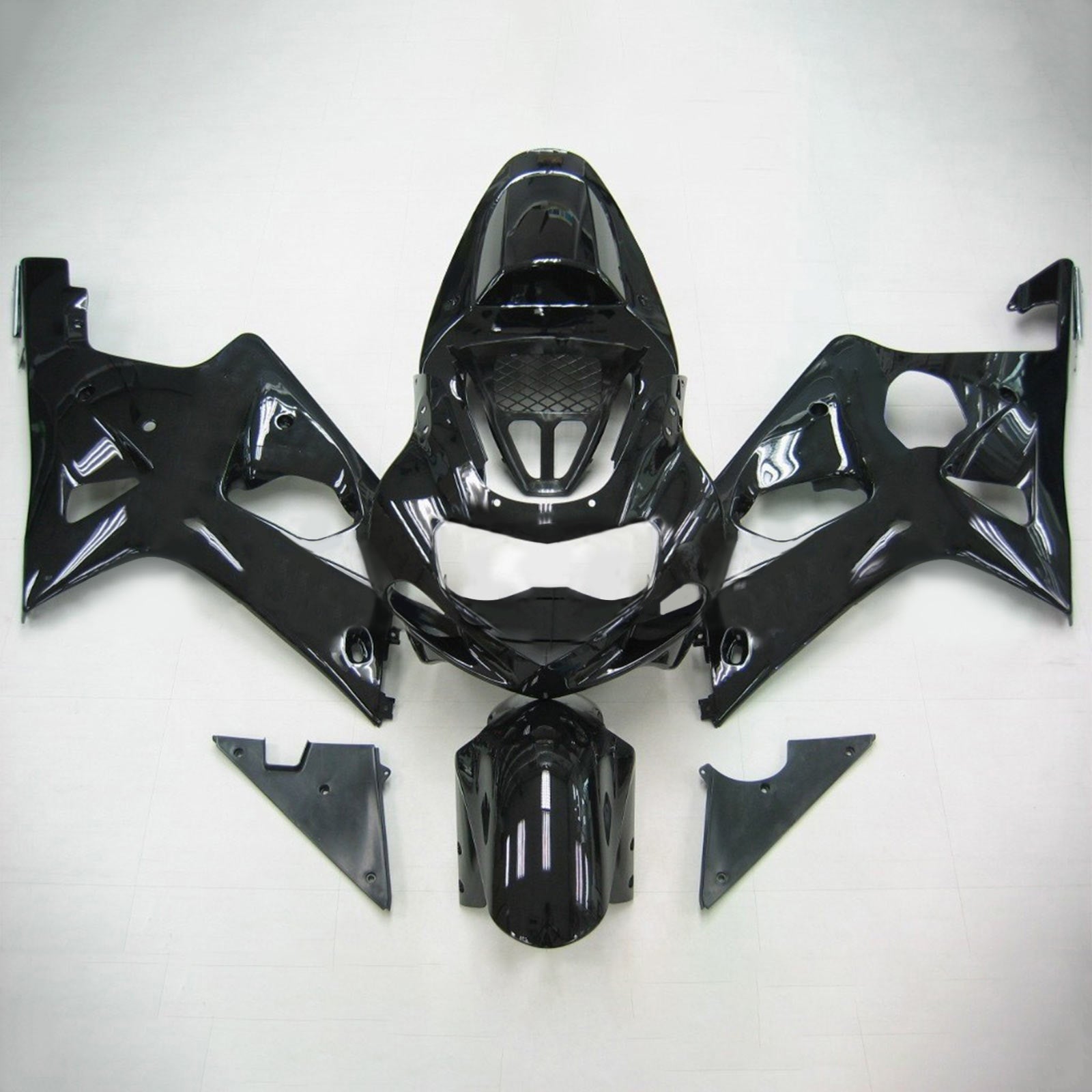 2000-2002 Suzuki GSXR1000 K1 K2 Kit de carénage injection AMOTOPART BORDWORD PLASTIQUE ABS # 103