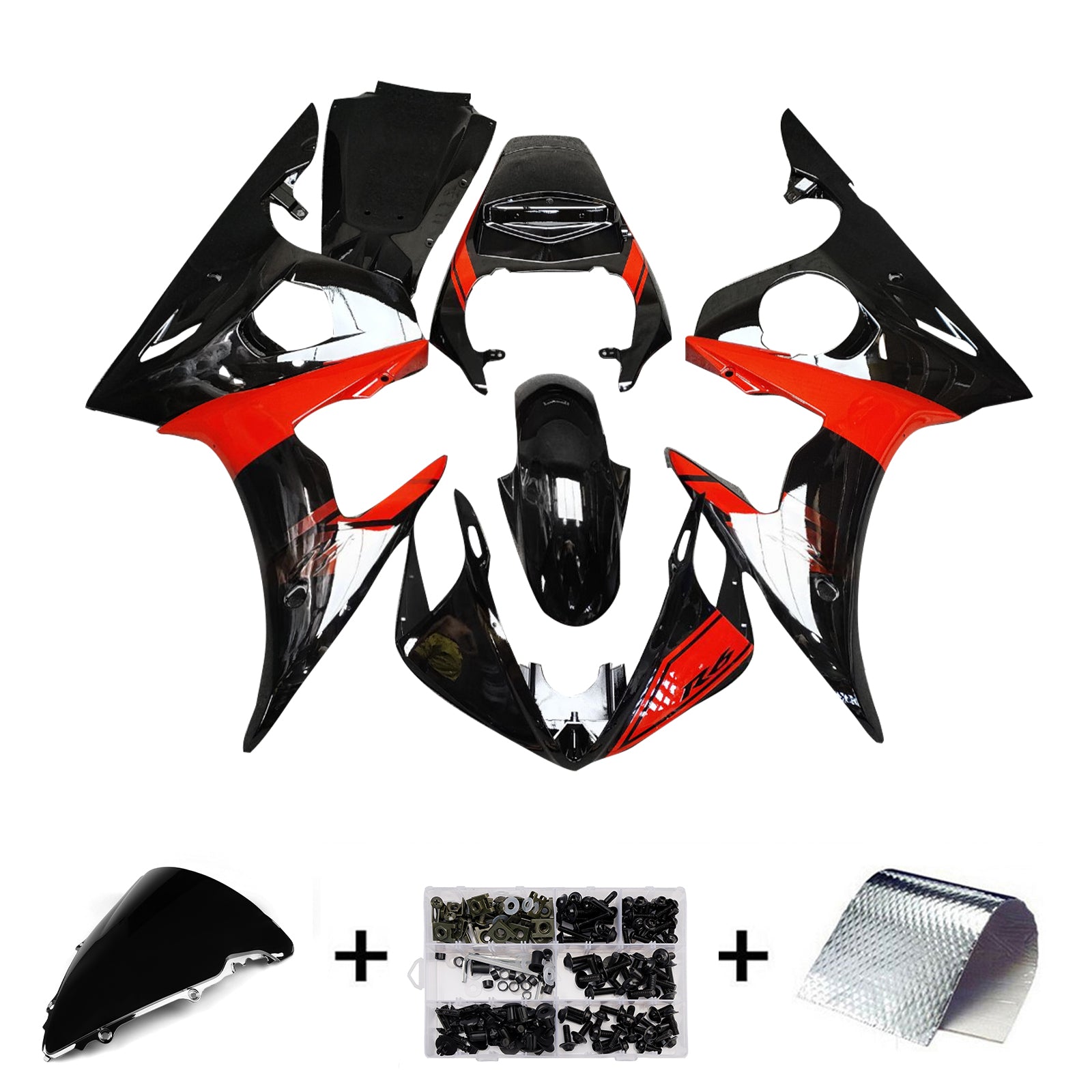 Injection Fairing Kit Bodywork For Yamaha YZFR6 YZF-R6 2005