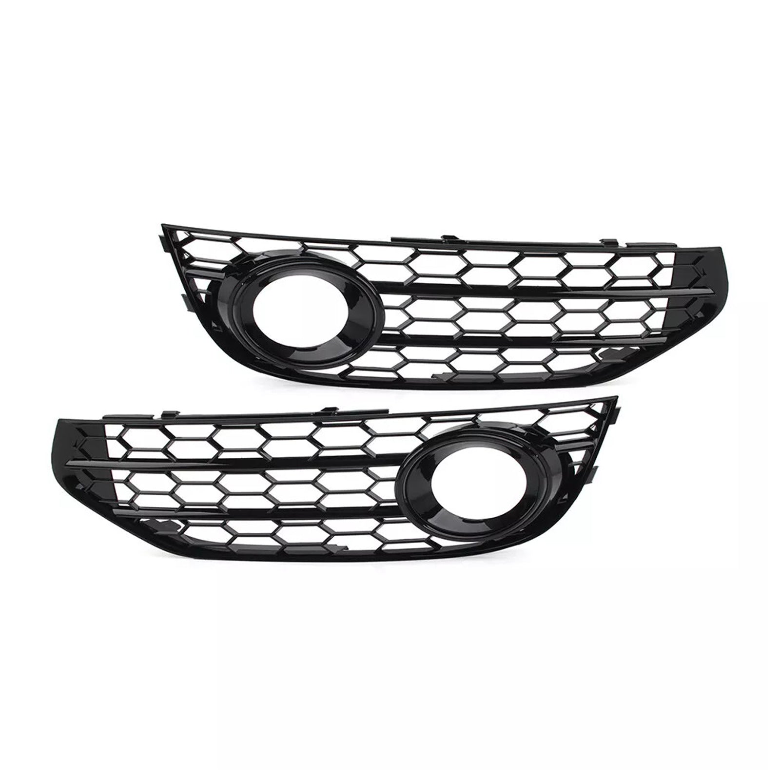 2010-2015 Audi A4 Allroad B8 voorbumper honingraat mistgrilleafdekking zwart