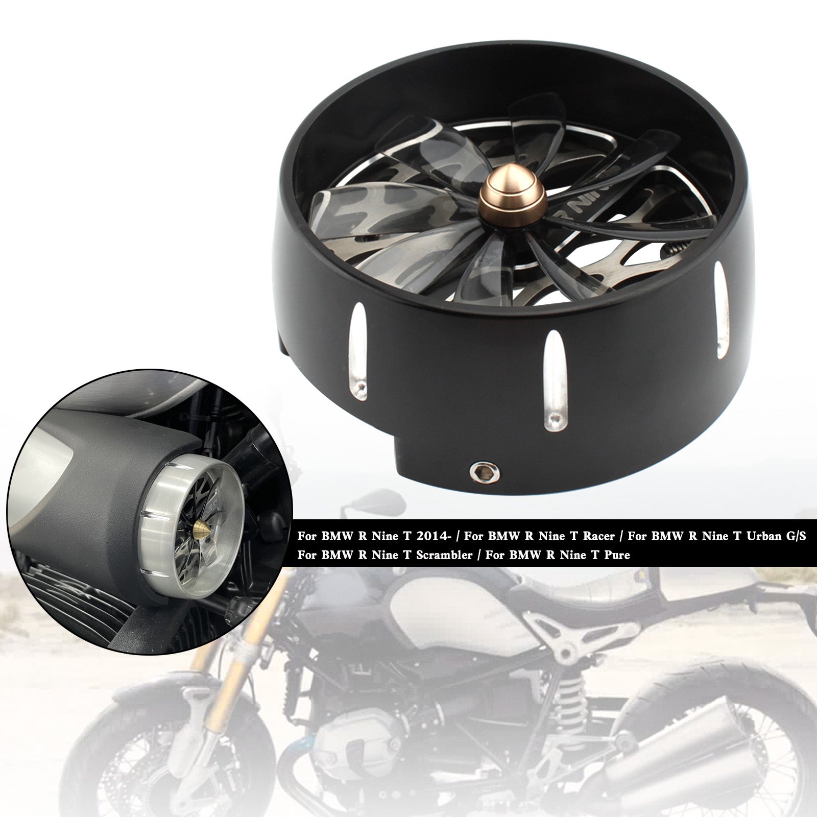 BMW r nove t nove t r9t tampa de entrada de tampas de ar filtro