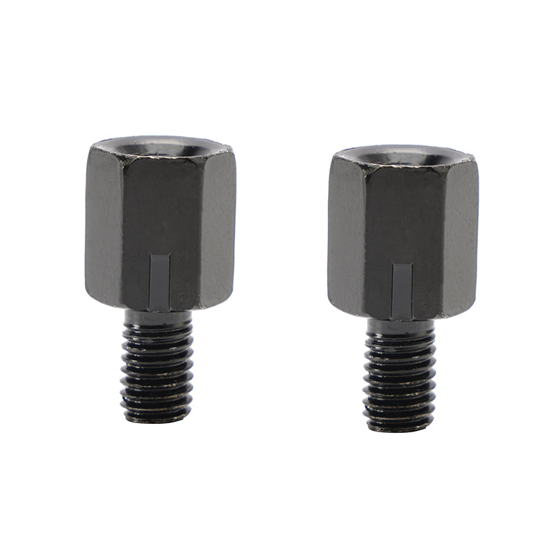 2 adaptadores universales de espejo para motocicleta y scooter de 8 mm inverso a 8 mm estándar