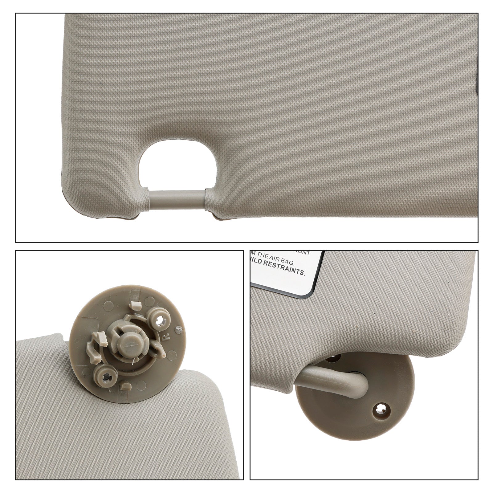 2012-2020 Chevy Sonic Spark Right Sun Visor Passenger 42747787 Gray