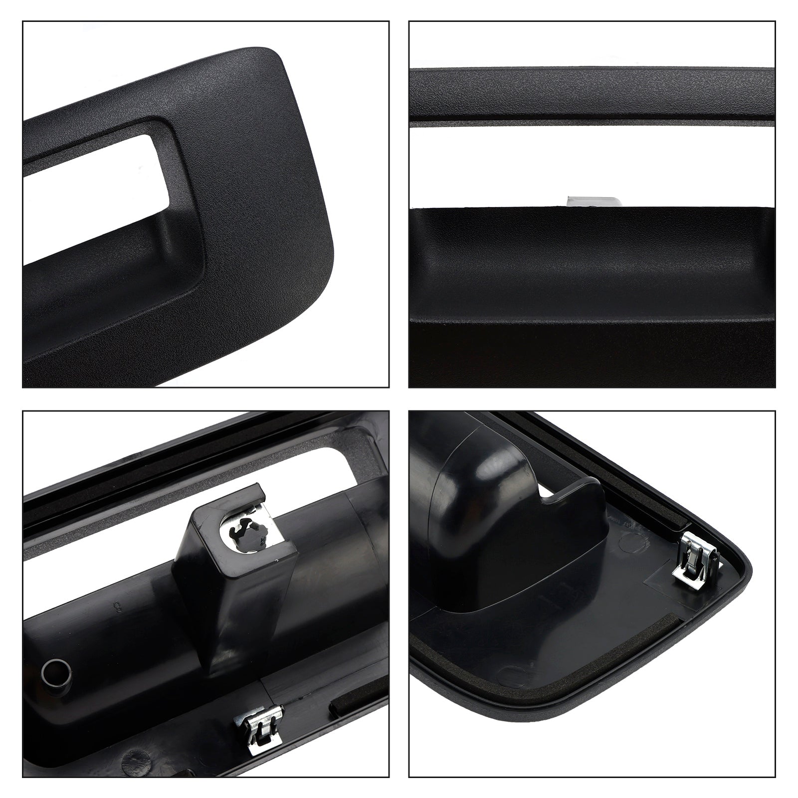 Tailgate Handle Set of 2 Exterior Black For Chevrolet Silverado 1500 2007-2013