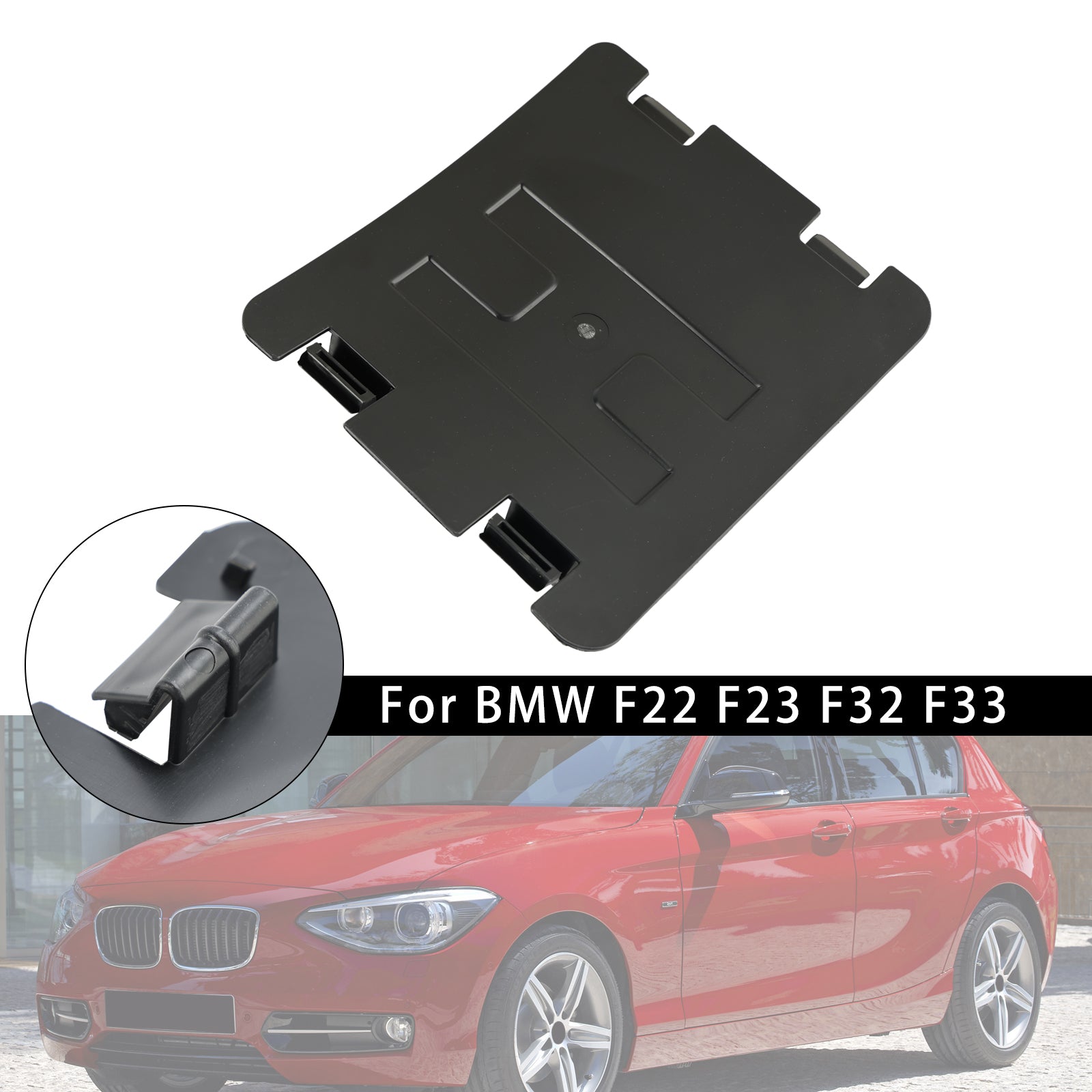 Aba de lâmpada de lâmpada de cobertura de arco de arco de roda para BMW F22 F23 F32 F33
