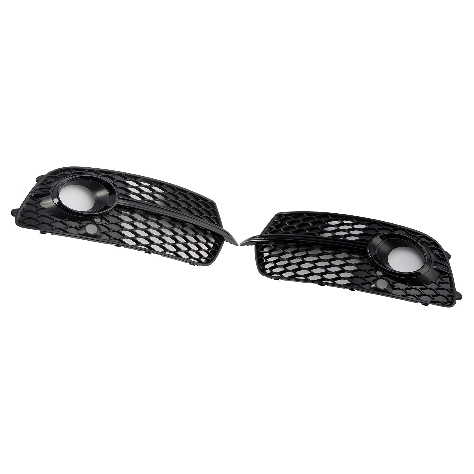 Voorbumper Mistlamp Grill Grille Fit Audi Q5 S-Line SQ5 2013-2017 Zwart