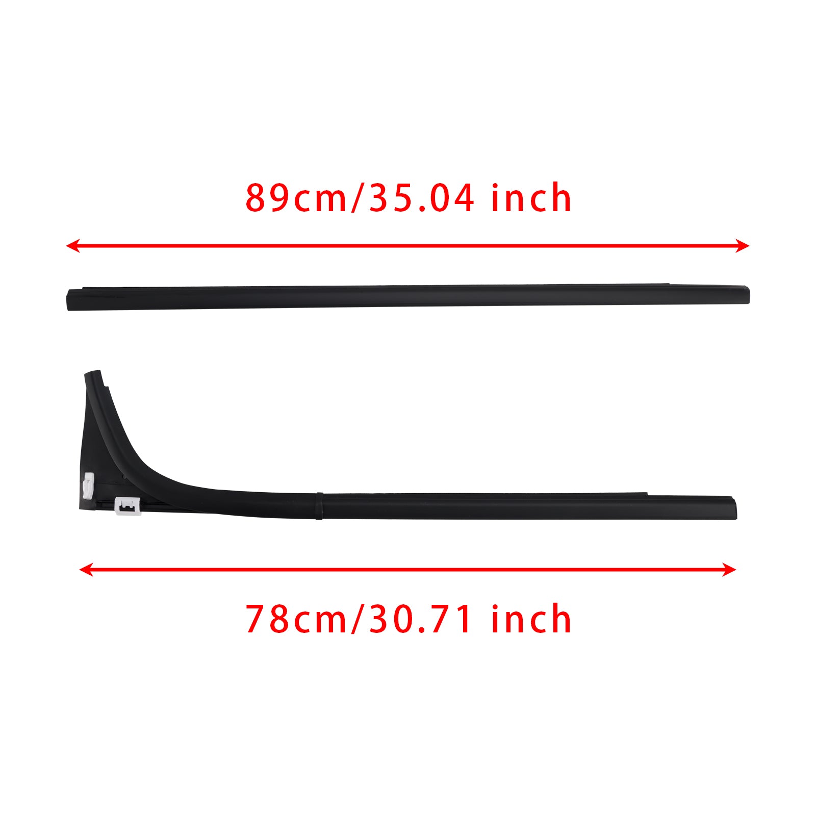 4pcs Inner Outer Weatherstrip Door Belt For Mazda BT-50 Pro Pick Up 2012-2019