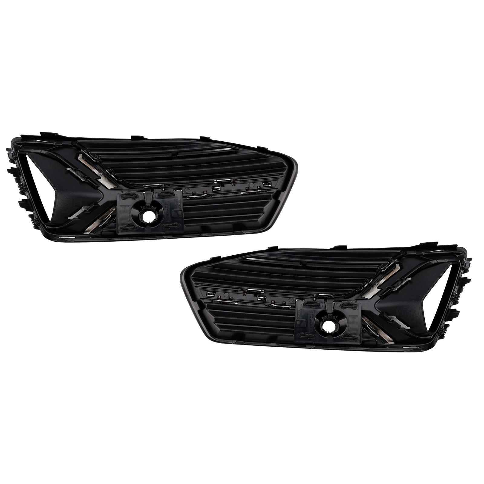2019-2023 Audi A6 C8 2PCS Front Bumper Fog Capa Luz Grila 4K0807647