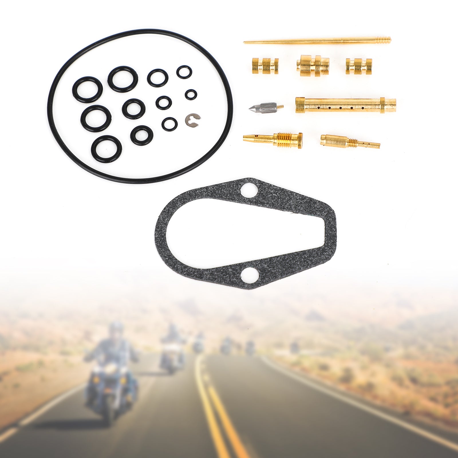 Honda CB500 CB500K Four 1971-1973 CB550K 1975-1976 Förgasare Carb Rebuild Kit 16010-323-315 Generic