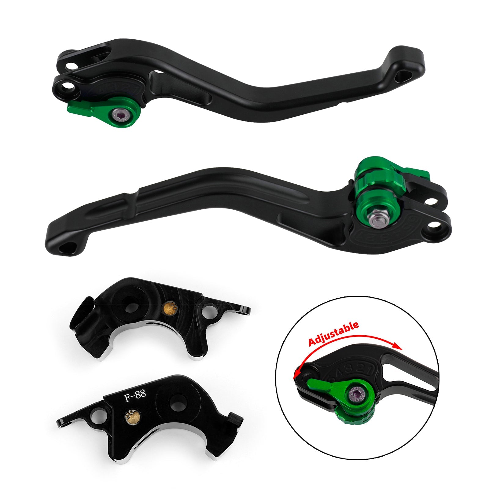 Kawasaki ZX1400 ZX14R ZZR1400 GTR1400 NUEVA palanca de freno de embrague corta