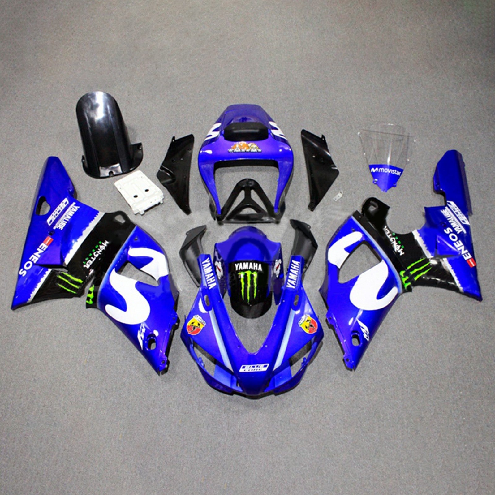 1998-1999 Yamaha YZF 1000 R1 Kit de carenado de inyección Carrocería Plástico ABS#119