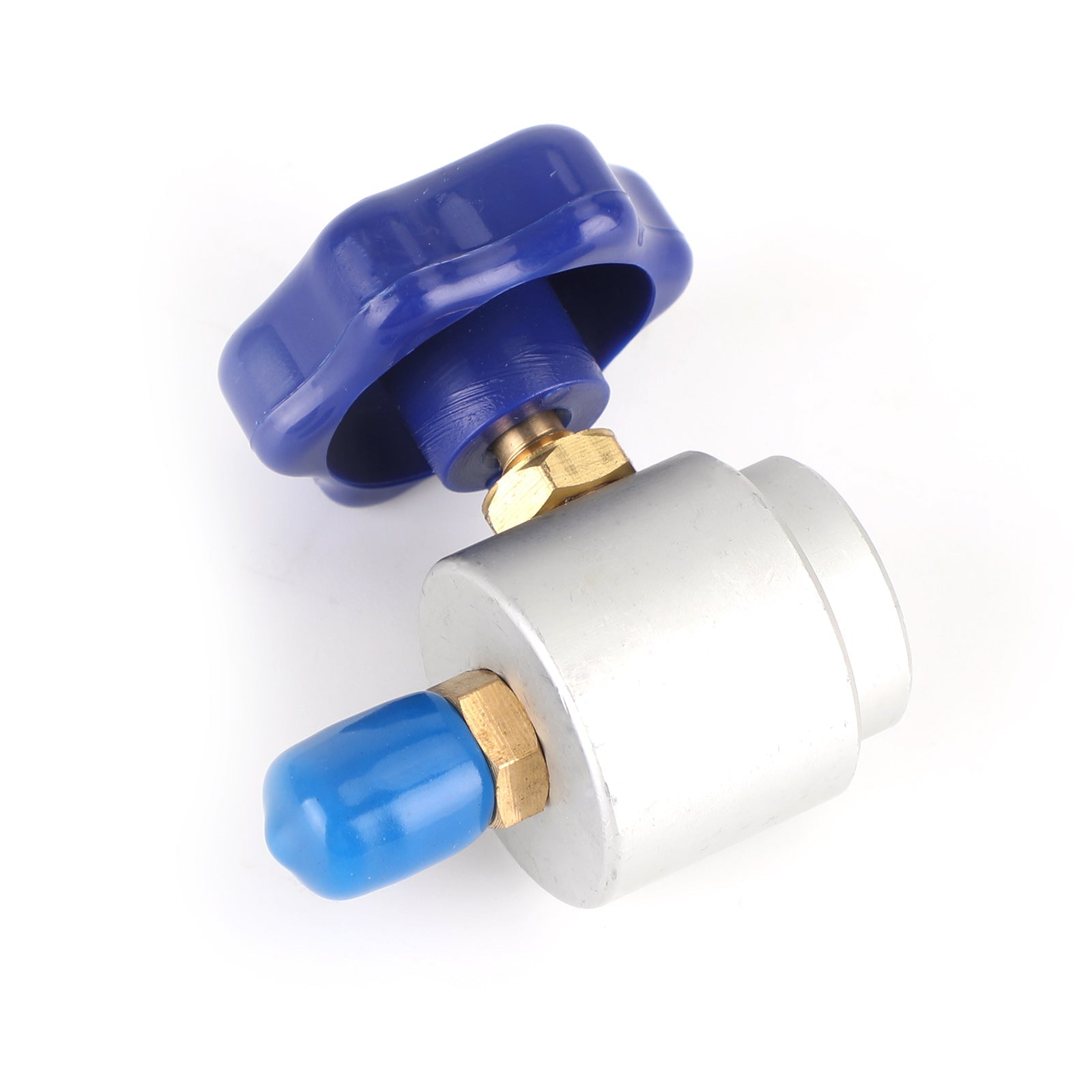 R134A-kylmedelsdispenser med kranventil för 1/4"Och 1/2"AC Freon-laddningsslang