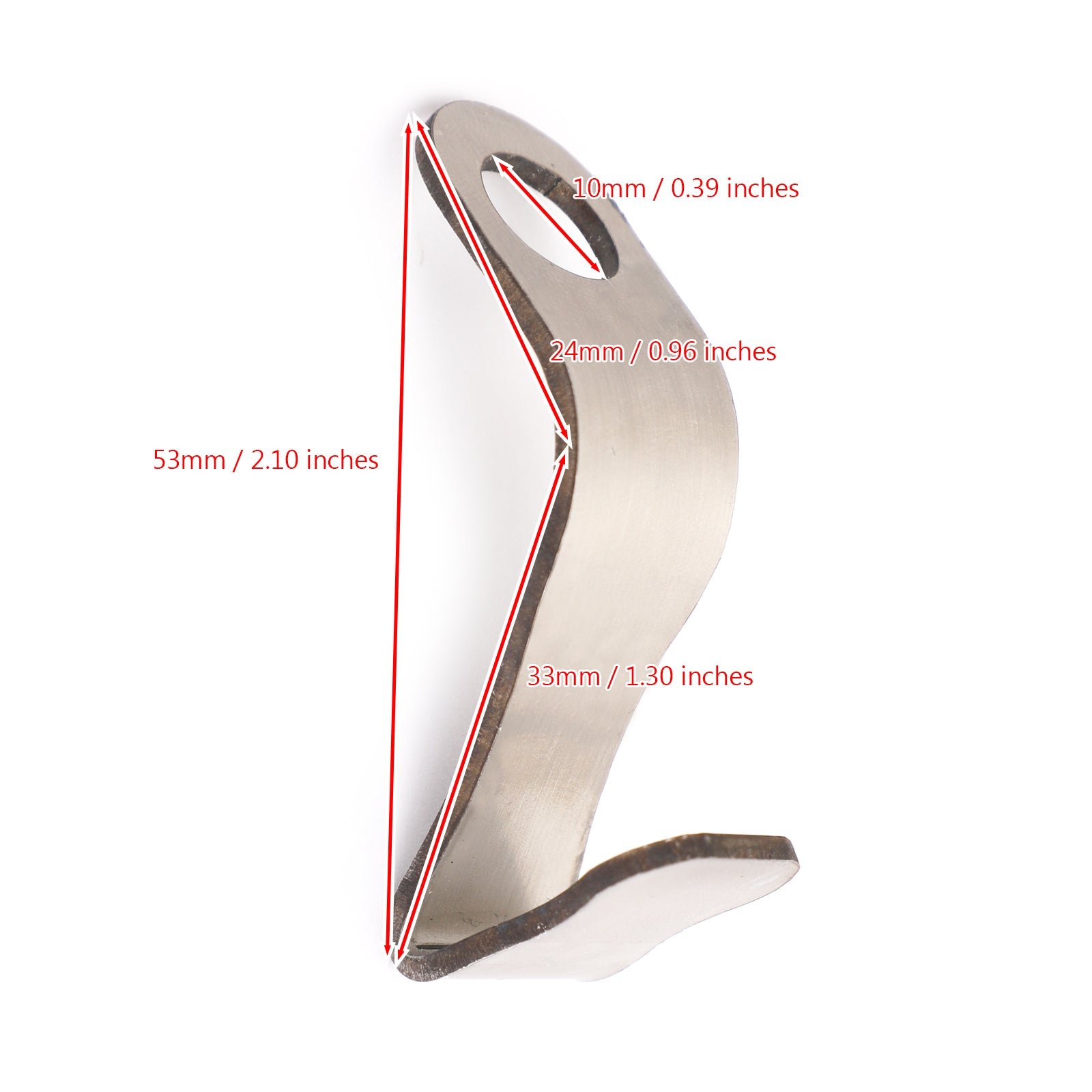 Roestvrijstalen helmhaak flesladinghanger voor scooter motorfiets universeel algemeen